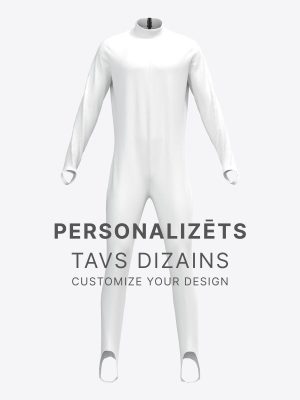 Custom sublimated full-body luge training suit for kids team