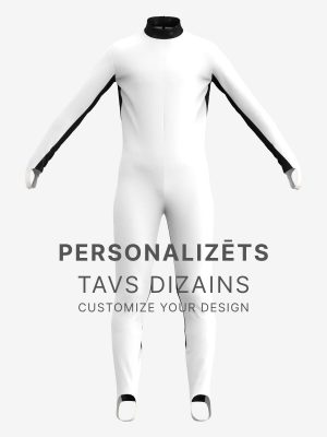 Custom sublimated full-body luge training suit for kids team