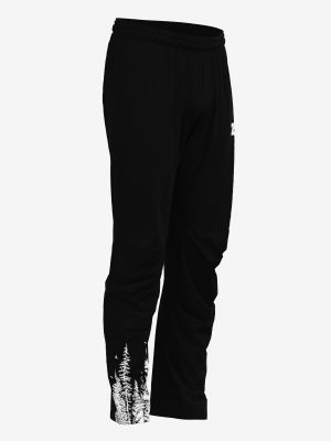 Professional navy blue nylon orienteering trousers for ZVOC, featuring a custom sublimatedgraphic.