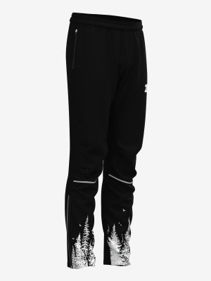 custom sublimation sportswear track pants showing a ZVOC team design